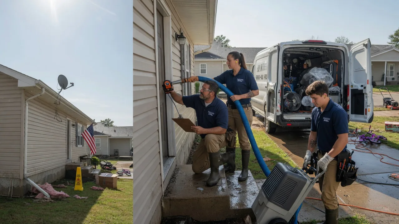 Ceiling Water Damage Restoration in Rosston, TX near me